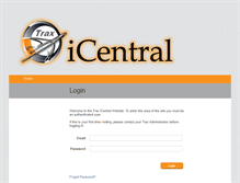Tablet Screenshot of icentral.trax.aero